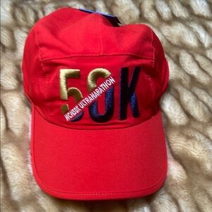 Brooks Red Marathon Cap